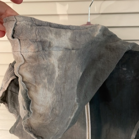 L!NK x OGI ANTUNAC Multicolor Gray Button Up Hooded Bubble Dress Pockets Unique - Picture 6 of 16